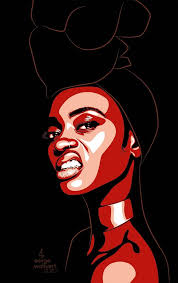 boubou by sergemalivert on deviantart monochromatic art pop art posters painting art projects