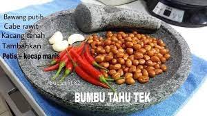 Resep Bumbu Tahu Tek Di 2020 Masakan Makanan Dan Minuman Resep Masakan