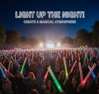 16" LED Glow Foam Sticks - 100 Pack White Light up Stick Batons for  Parties, Shows & Events by PartyGlowz