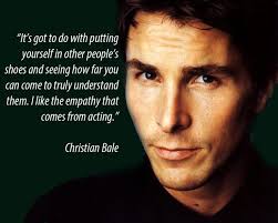 The actor really got into character.