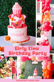Take some inspiration from this colorful birthday bash with every child's favorite characters! Kara S Party Ideas Girly Elmo Birthday Party Kara S Party Ideas