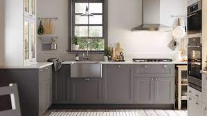 Avoid pulling objects with rough edges. Axstad Grey Kitchen Ikea