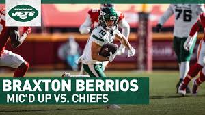 The hobby format matches 2017 with three autographs per box. Braxton Berrios Mic D Up Vs Chiefs New York Jets Nfl Youtube