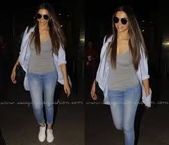 Deepika S Denim Style Is Irresistibly Stylish Sassy Indian Fashion Denim Fashion Celebrity Jeans Bollywood Fashion
