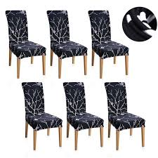 Previous next 1 / 34. Buy Spandex Stretch Dining Room Chair Covers With Printed Pattern Banquet Chair Seat Protector At Affordable Prices Free Shipping Real Reviews With Photos Joom