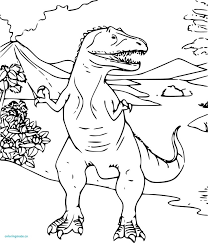 Coloriage Dinosaure Dessin Tyrannosaure T Rex A Imprimer En 2021 Coloriage Dinosaure Dinosaure A Colorier Coloriage