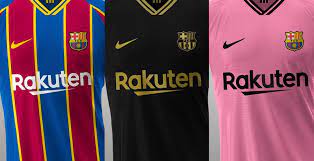 Messi, griezmann, piqué, de jong, busquets and sergi roberto discover the new fc barcelona kit for the 2020/21 season. Based On Leaked Info How The Nike Fc Barcelona 20 21 Home Away Third Kits Could Look Like Footy Headlines