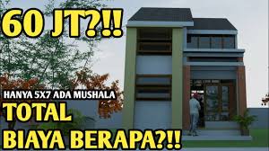 Jika kamu ingin membangun rumah tipe 36, kamu harus mengetahui harga bangunan per misalnya harga bangunan per m2 yaitu rp. Biaya Bangun Rumah 5x7 Rumah Minimalis 5x7 Lihat Hitungan Biaya Youtube