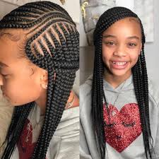 Visit mukis african hair braiding in and around landover, md. Natural Hair Style Black Kids Hairstyles Kids Braided Hairstyles Lil Girl Hairstyles