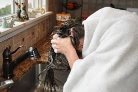 How To Wash Your Hair In The Sink When