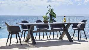 Buy Floret 9 Piece Rectangular Dining Setting Harvey Norman Au Outdoor Tables And Chairs Rectangular Dining Set Outdoor Furniture Stores