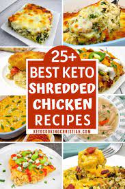 25 Best Keto Shredded Chicken Recipes Shredded Chicken Recipes Shredded Chicken Recipes Easy Chicken Recipes