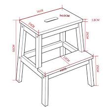 Haipeng Stool Bench Ladder Solid Wood 2 Steps Dualuse 10 Colors Optional 40x39x50cm Color Green Revi Cocuk Mobilyasi Mobilya Fikirleri Ahsap Isi Projeler