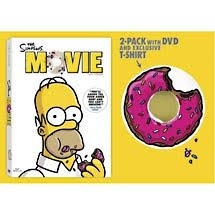 Includes 'easter eggs', special features and menu animations. Amazon Com The Simpsons Movie Widescreen Limited Edition Dvd Simpsons Movie T Shirt Gift Set Movies Tv