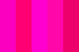 In a rgb color space (made from three colored lights for red, green, and. Hot Pink Color Palette