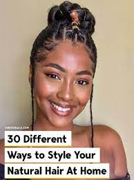 50 Different Ways To Style Your Natural Hair At Home Thrivenaija Natural Hair Styles Natural Hair Styles For Black Women Natural Hair Care Tips