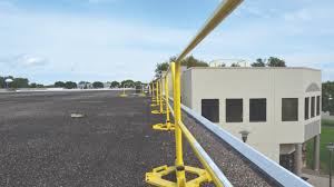 In folded position, the system keeps the aesthetics of a building to disappear from the external view of the building. Railguard 200 Safety Guardrail Garlock Safety Systems