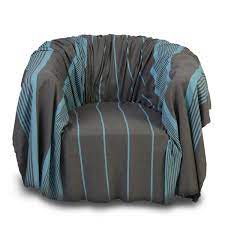 Il peut être également un élément décoratif et servir à couvrir tous types de meuble. Jete De Fauteuil Gris Anthracite A Rayures Turquoises 2 X 2m 100 Coton Collection Carthage C4 De Fouta Fute Fauteuil Gris Anthracite Fauteuil Fauteuil Gris
