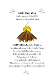 Det var st hans aften. Sankt Hans Aften Sundby Vaenge