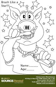 Ornaments or decorations that are commonly used during halloween are pumpkins, scarecrows, or other creepy creatures. Dental Coloring Pages