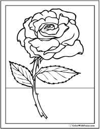 These alphabet coloring sheets will help little ones identify uppercase and lowercase versions of each letter. 73 Rose Coloring Pages Free Digital Coloring Pages For Kids