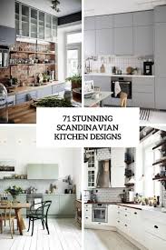 The most common colors for scandinavian kitchens are white, blue or grey. 71 Stunning Scandinavian Kitchen Designs Digsdigs