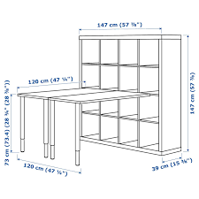 Kallax Schreibtischkombination Weiss 147x147x159 Cm Hol Dir Dein Lieblingsstuck Ikea Deutschland Schreibtischkombination Ikea Nahzimmer Arbeitsplatz