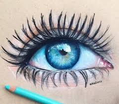 Pin By Laszlo Weisz On Fashion Hair Nails Eye Art Color Pencil Drawing Eye Drawing