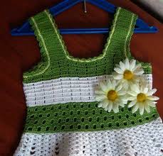 Pullover punto granizo para niñ@s. 15 Vestidos Tejidos A Crochet Que Te Motivaran A Tejer