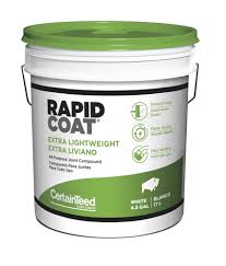 Does top coat go over the whole ceiling? Certainteed Rapid Coat Pre Mixed Lightweight Joint Compound 4 5 Gallon At Menards