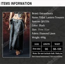 Us 38 88 31 Off New Tribal Gypsy Pants Belly Dance Ats Long Pants Skirt Adjustable Women Hand Bellydance Clothes Costumes Style Gypsy In Belly
