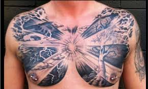 Through a variety of techniques, including drop shadows, textures and forced perspective, skilled artists can create a three dimensional effect. Good Tattoo Quotes Small Chest Quotesgram