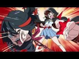 Kill La Kill Fight Scene Mako Vs Ryuuko Madoka Magica Anime Girls In Love