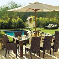 Os Ombrelones Centrais Podem Ser Instalados No Centro Das Mesas Proporcionando Economia De Espaco Outdoor Furniture Sets Couches For Sale Sofa Sale