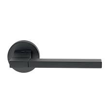 Poignees De Porte Dnd Modele Change B Finition Laque Noir Mat Chrome Chrome Mat O Poignee De Porte Poignees De Portes Noires Poignee De Porte Interieure
