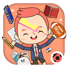 My world mod, a education game for android. Miga Town My School Mod All Unlocked