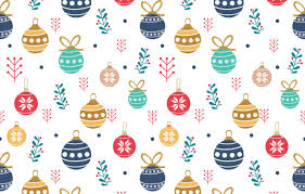 Wallpaper Balls Toys Christmas Christmas Balls Pattern Cute Seamless Images For Desktop Section Novyj God Download