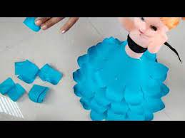How to make dress for paper doll, and wardrobe. How To Make Beautiful Doll Dress Using Paper Doll Decoration Idea Easy Doll Dress Making Youtube In 2021 Paper Dolls Diy Doll Doll Dress