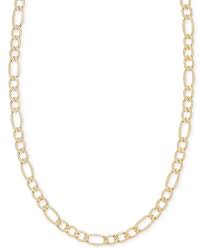 Maybe you would like to learn more about one of these? Italian Gold 22 Figaro Chain Necklace 5 3 4mm In 14k Gold Reviews Necklaces Jewelry Watches Macy S