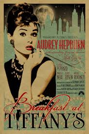 Audrey Hepburn In Breakfast At Tiffany S Poster Etsy Breakfast At Tiffany S Poster Audrey Hepburn George Peppard