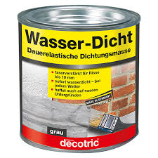 Decotric Dichtmasse Wasser Dicht Grau 375 Ml Dauerelastisch Rissuberbruckend Bauhaus