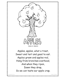 Appletreebyjudybonzer Jpeg 1 275 1 651 Pixels Rhyming Worksheet Apple Unit Preschool Weather