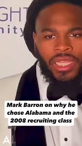 Alabama legend Mark Barron, who was inducted into the Mobile Sports Hall of  Fame, talks about being part of Nick Saban’s first recruiting class with  Julio Jones and Mark Ingram and the pride he has in ...