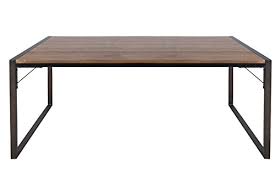 Rated 3.5 out of 5 stars. Lch 5 Feet Industrial Metal Dining Table Bench Modern Style Office Table Desk With Solid Wood Top Table Only Table Walnut Buy Online In Angola At Angola Desertcart Com Productid 47344453