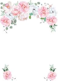 واو انها اكتير حلو من اجمل اصواو التى انا احبها In 2020 Floral Border Design Flower Phone Wallpaper Wedding Invitation Background
