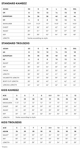 size guide henna mehndi