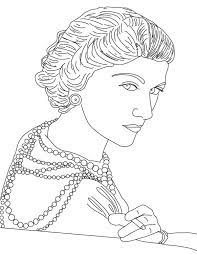 Especially children that would such as to shade exactly the specific illustration there s just no option. French Designer Coco Chanel Coloring Page Coloring Sky Coco Chanel Coloring Pages Coco Chanel Drawing