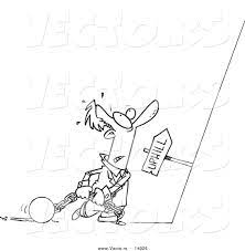 Some of the technologies we use are necessary for critical functions like security and site integrity, account authentication, security and privacy preferences, internal site usage and maintenance data, and to make the site work correctly for browsing and transactions. Vector Of A Cartoon Man Ready To Drag His Ball And Chains Uphill Coloring Page Outline By Toonaday 14026