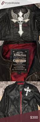 Affliction Limited Edition Handmade Leather Jacket Leather Jacket Jackets Custom Jacket