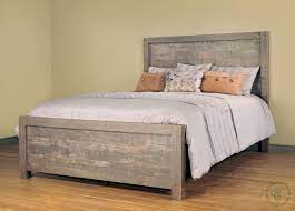 Naomi Amish Rustic Distressed Bed Countryside Amish Furniture Furniture Bedroom Furnishings Bedroom Set